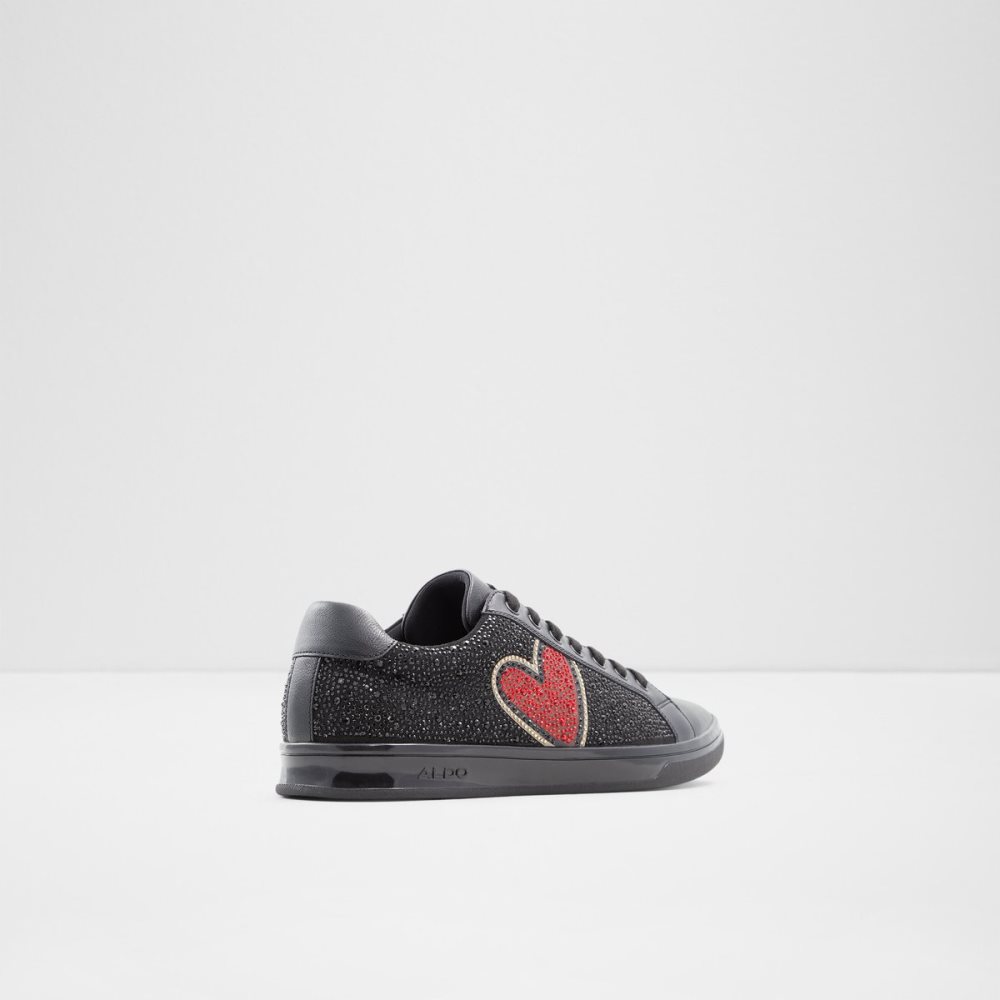 Tenis Aldo Carapetos Low Top Negros | 14VMRBPCZ