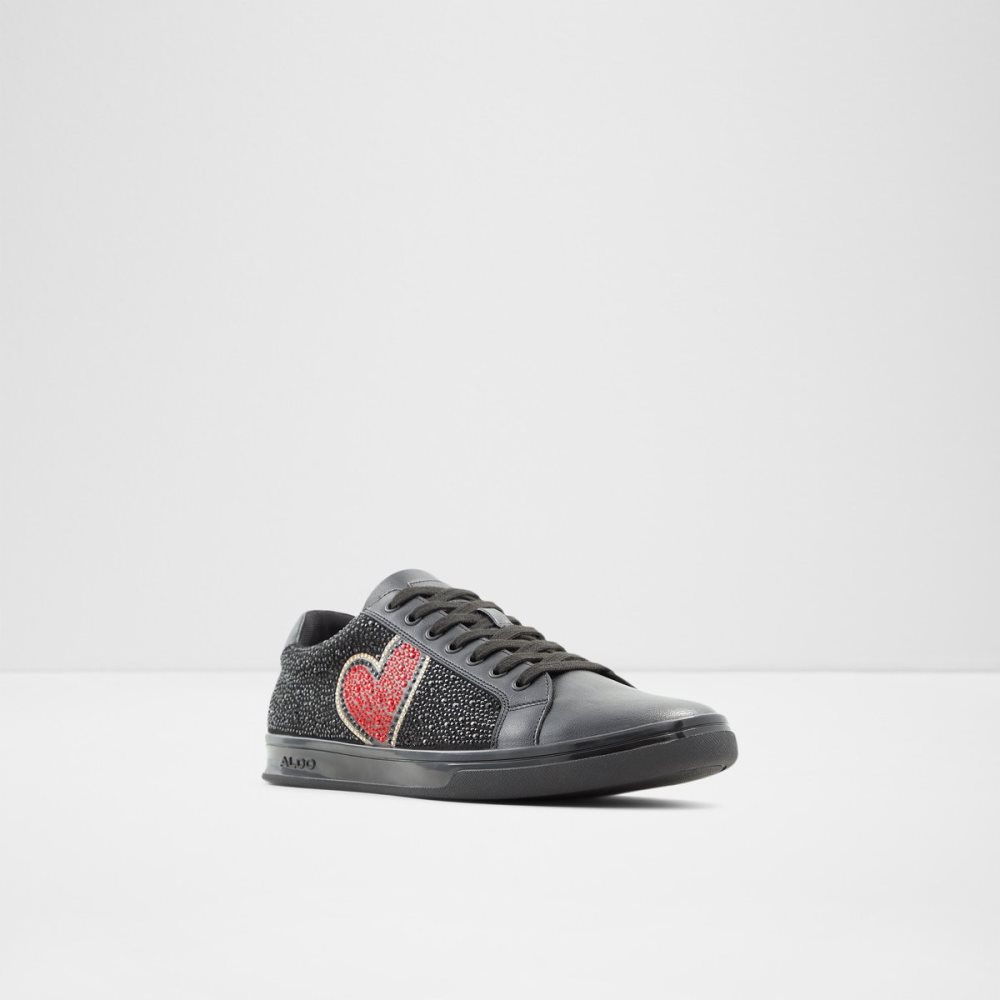 Tenis Aldo Carapetos Low Top Negros | 14VMRBPCZ