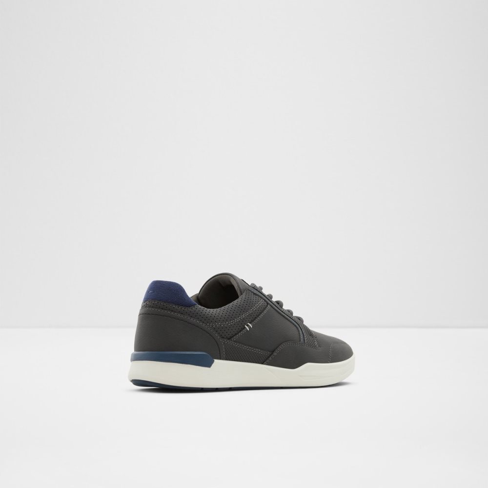 Tenis Aldo Edelian Low Top Grises Oscuro | 95LPFCMSU