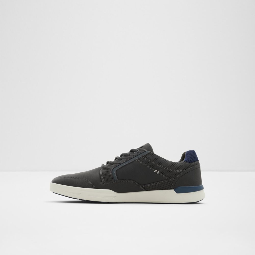 Tenis Aldo Edelian Low Top Grises Oscuro | 95LPFCMSU