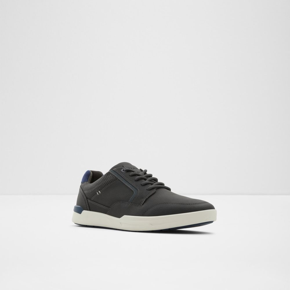 Tenis Aldo Edelian Low Top Grises Oscuro | 95LPFCMSU