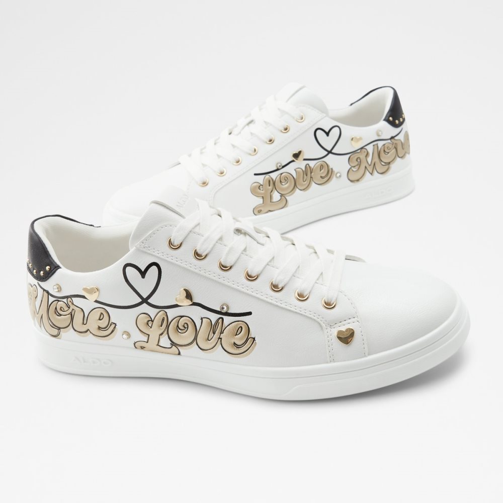 Tenis Aldo Lovewalk Low Top Blancos | 54CNVZYMT