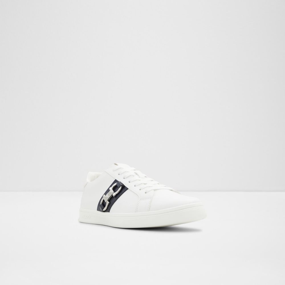 Tenis Aldo Pele Low Top - Cup Sole Blancos | 73AOQBWHX