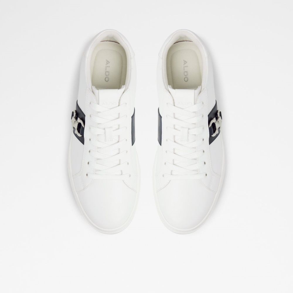 Tenis Aldo Pele Low Top - Cup Sole Blancos | 73AOQBWHX