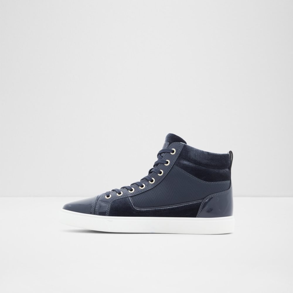 Tenis Aldo Popstar High Top - Cup Sole Azul Marino | 26VCONSTU