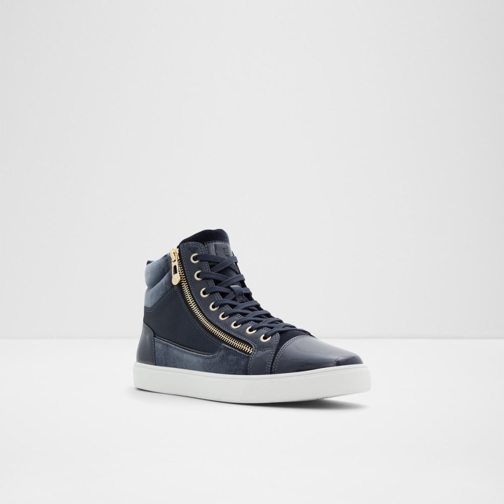 Tenis Aldo Popstar High Top - Cup Sole Azul Marino | 26VCONSTU