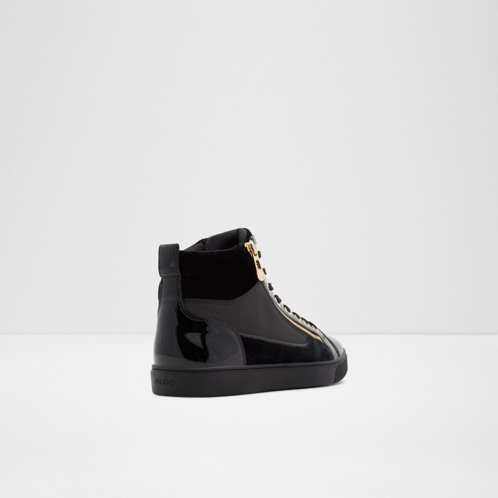 Tenis Aldo Popstar High Top - Cup Sole Negros | 09TPEDAXQ