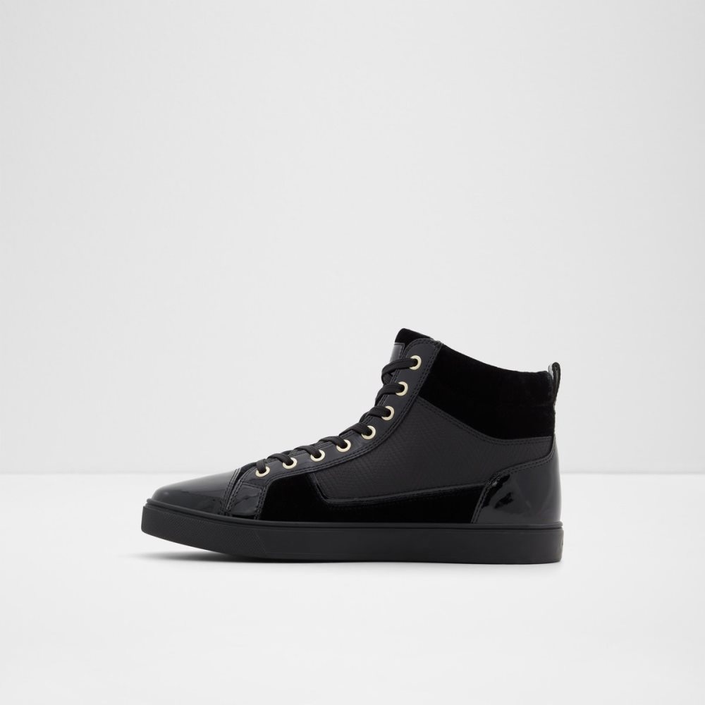 Tenis Aldo Popstar High Top - Cup Sole Negros | 09TPEDAXQ