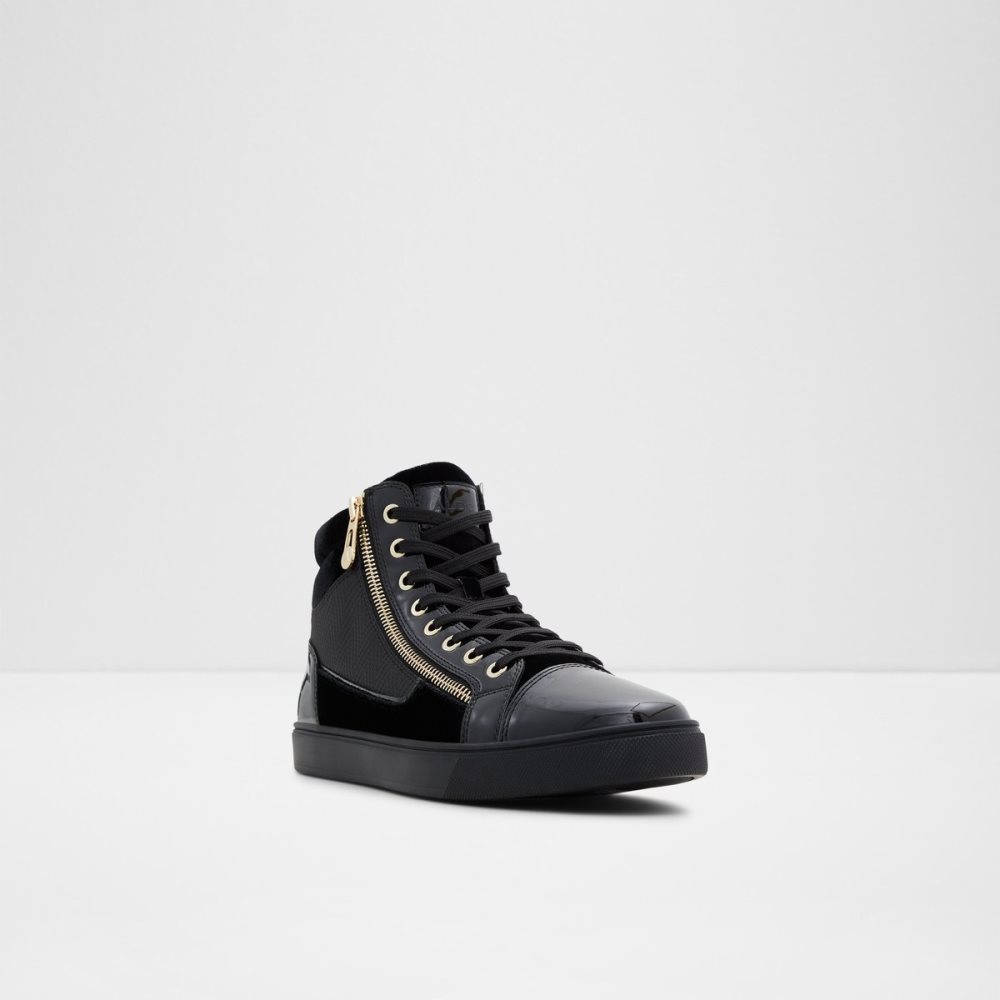 Tenis Aldo Popstar High Top - Cup Sole Negros | 09TPEDAXQ