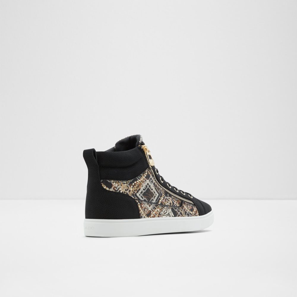 Tenis Aldo Popstar High Top - Cup Sole Negros | 21YWDGRHF