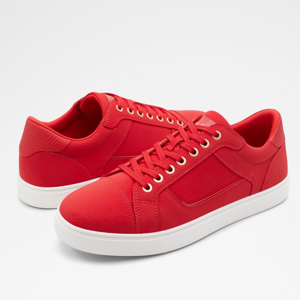 Tenis Aldo Popstep High Top - Cup Sole Rojos Claro | 02SCMRKJW