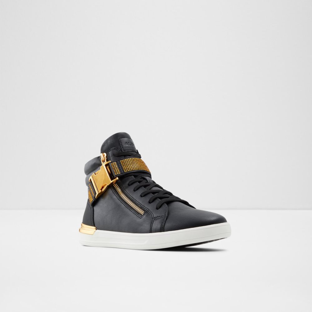 Tenis Aldo Roger High Top Negros | 57OTJACEV