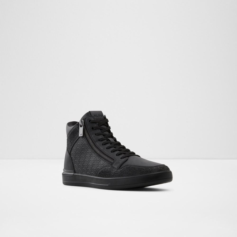 Tenis Aldo Sauerbergg High Top - Cup Sole Negros | 25KRFSYWN