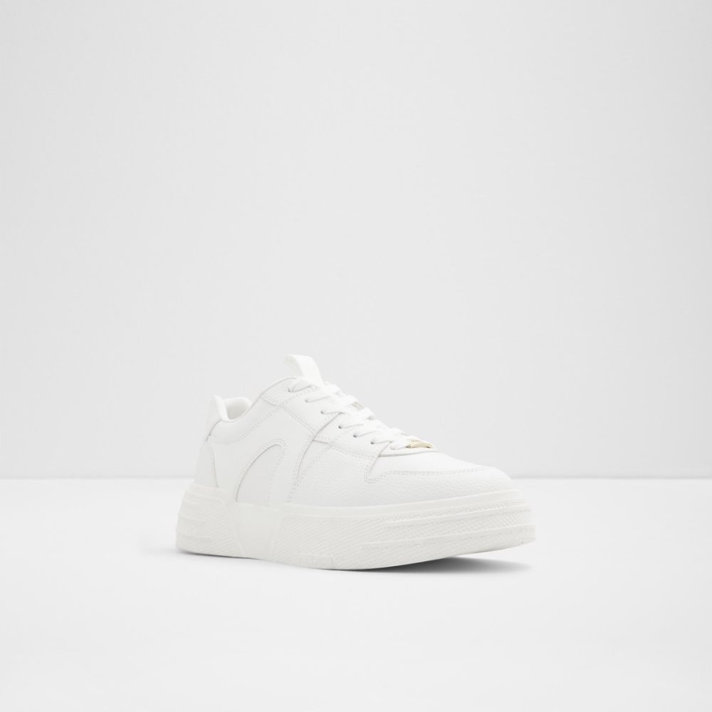 Tenis Aldo Zeus Low Top - Lug Sole Blancos | 73VYKJWTH