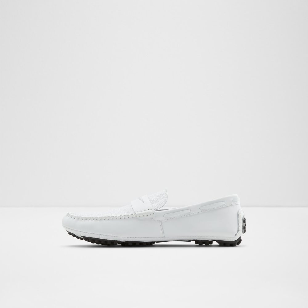 Zapatos Casuales Aldo Kohn Driving Blancos | 72LJSPGTI