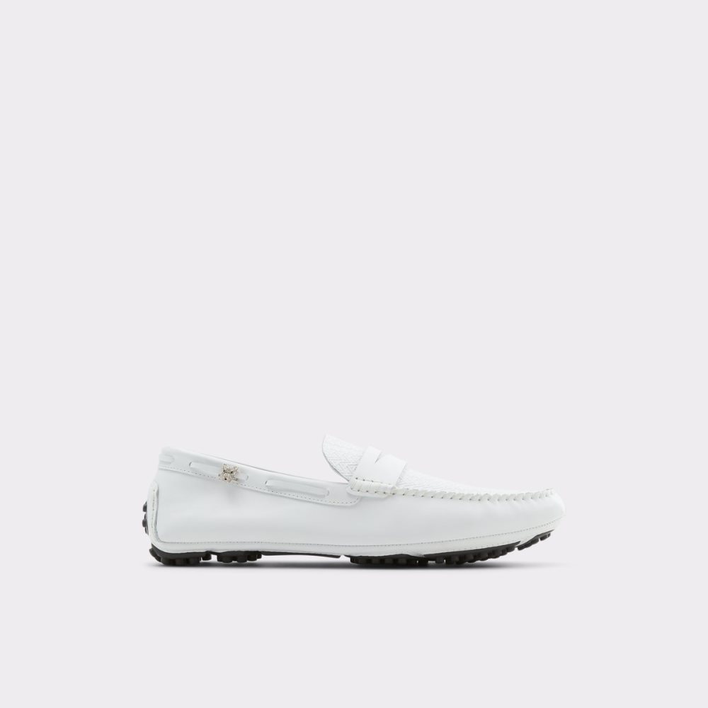 Zapatos Casuales Aldo Kohn Driving Blancos | 72LJSPGTI