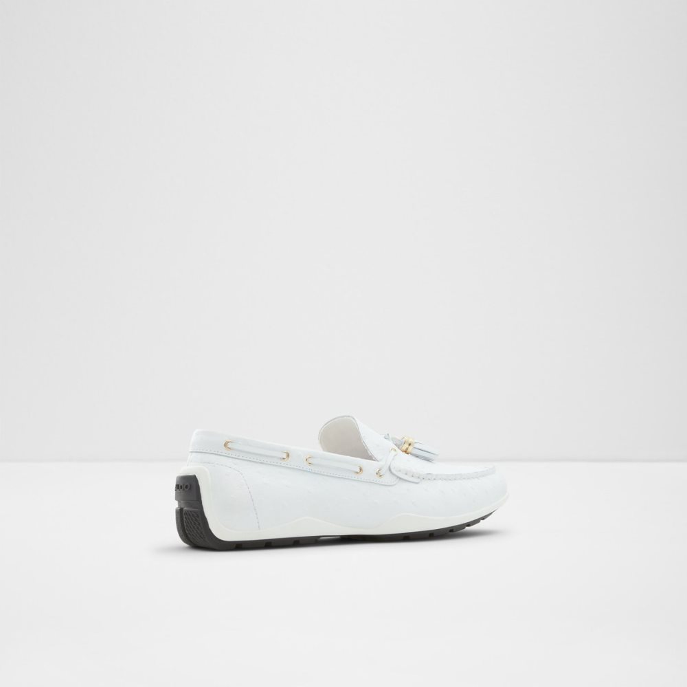 Zapatos Casuales Aldo Sheremo Driving Blancos | 67MUFXTWJ