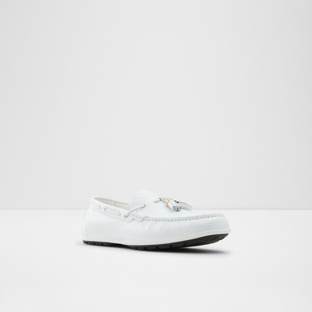 Zapatos Casuales Aldo Sheremo Driving Blancos | 67MUFXTWJ