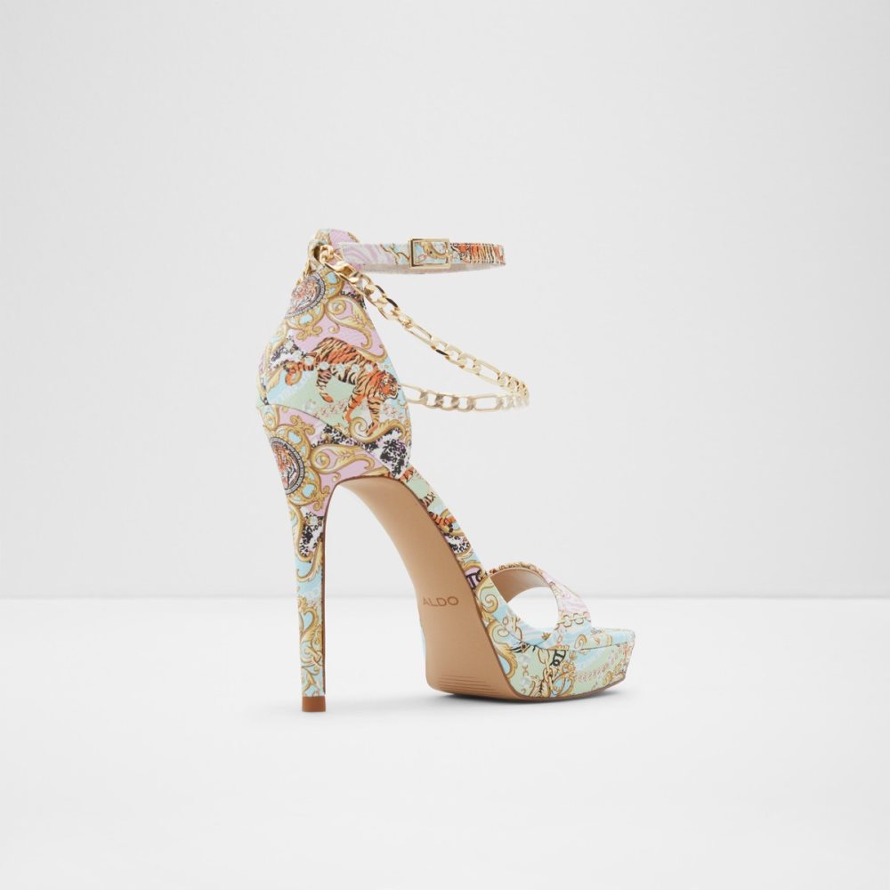 Zapatos Plataforma Aldo Scarlettchain Tacón Sandal - Stiletto Multicolor | 58FBPAEWO