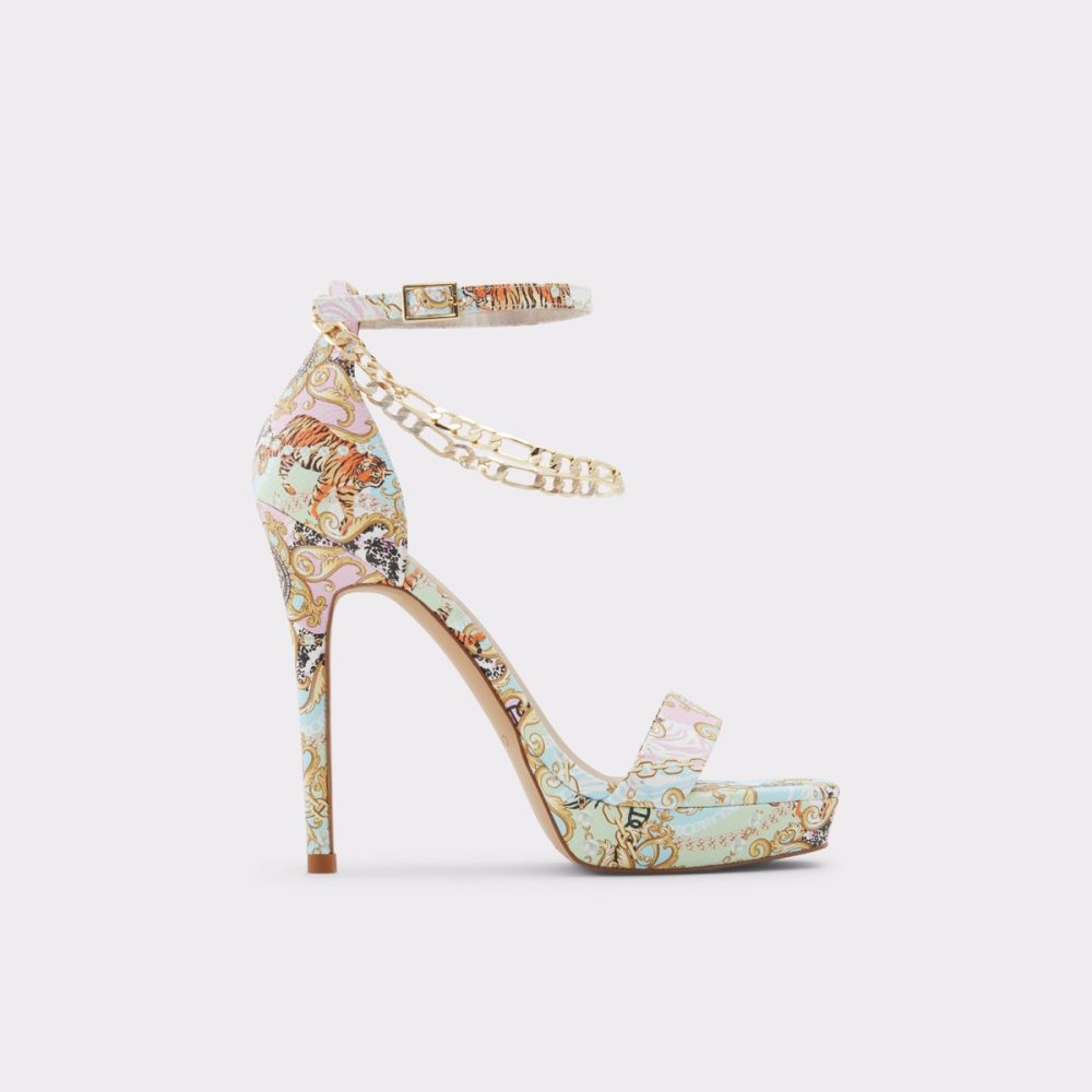 Zapatos Plataforma Aldo Scarlettchain Tacón Sandal - Stiletto Multicolor | 58FBPAEWO