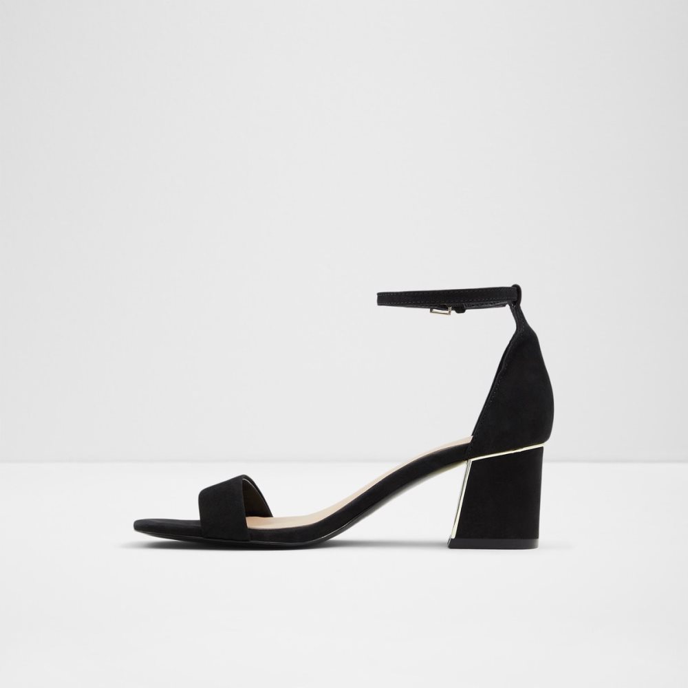 Zapatos Tacon Bloque Aldo Kedeaviel High Sandal Negros | 35UXZWKRB