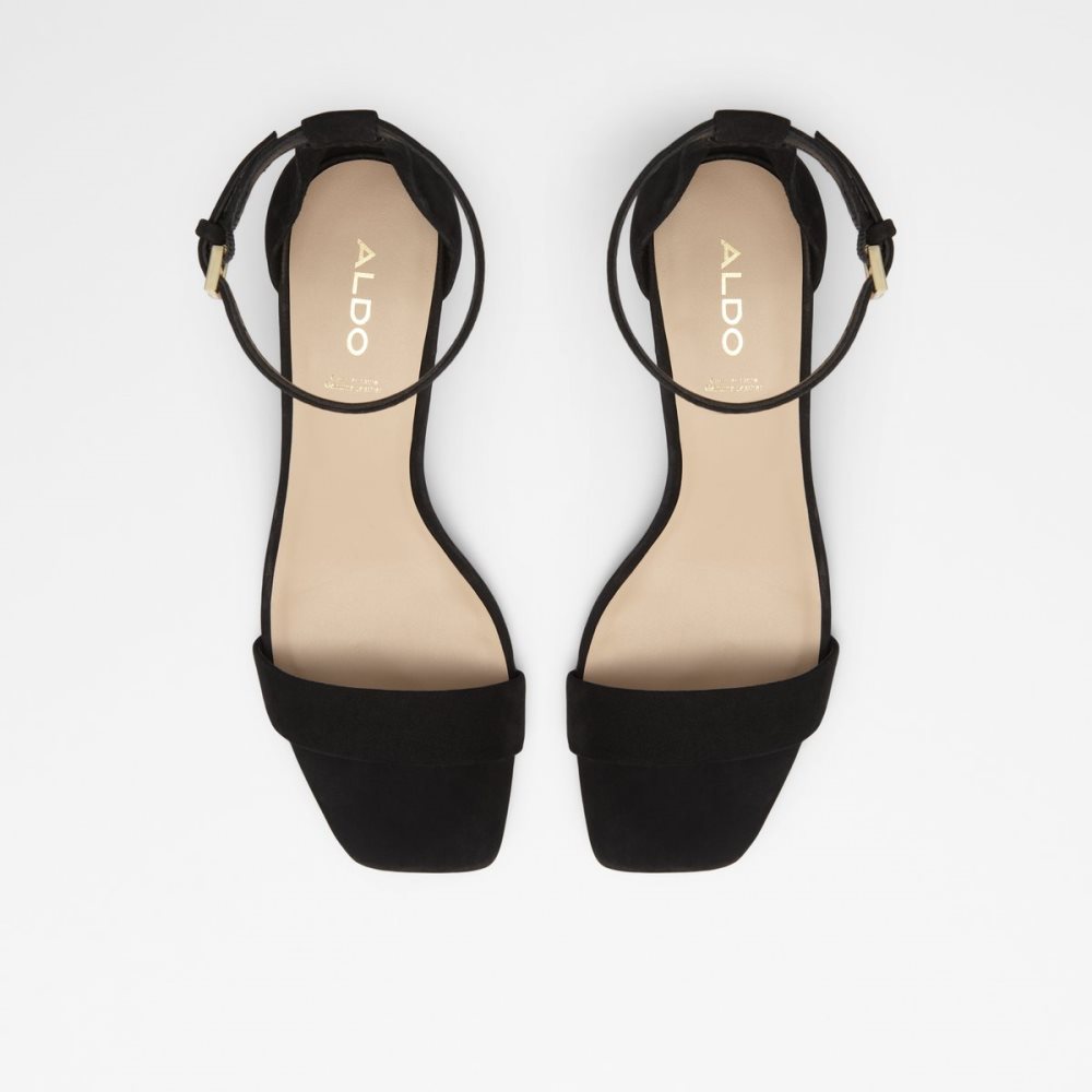 Zapatos Tacon Bloque Aldo Kedeaviel High Sandal Negros | 35UXZWKRB