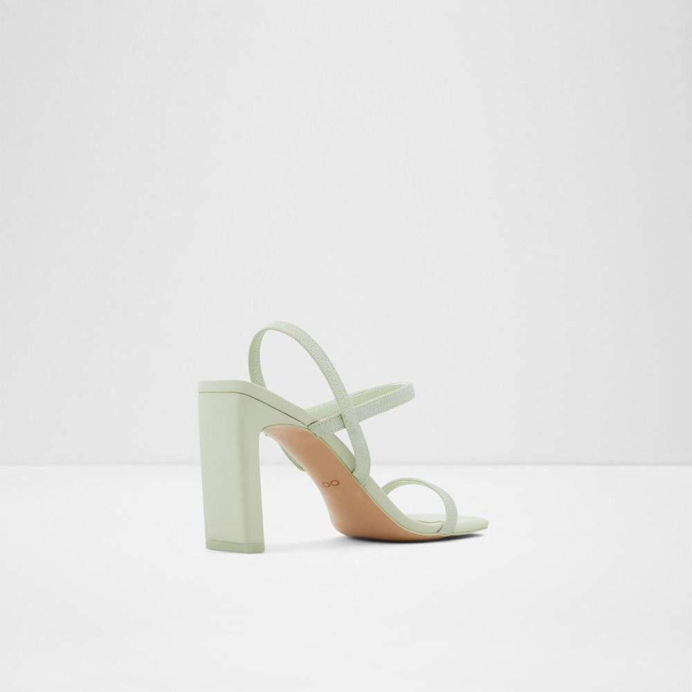 Zapatos Tacon Bloque Aldo Okurr Tiras High Sandal - Verdes Claro | 81YLCQUAX