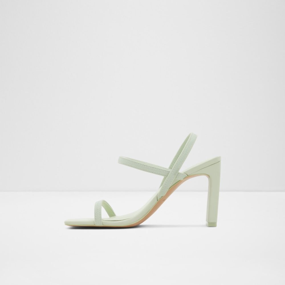 Zapatos Tacon Bloque Aldo Okurr Tiras High Sandal - Verdes Claro | 81YLCQUAX