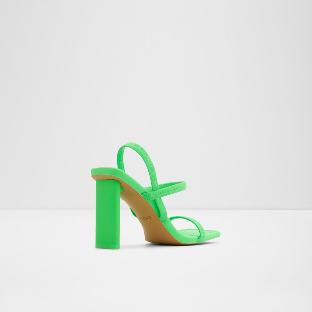 Zapatos Tacon Bloque Aldo Okurra Tiras Tacón Sandal Verdes Claro | 36NYCVEPG