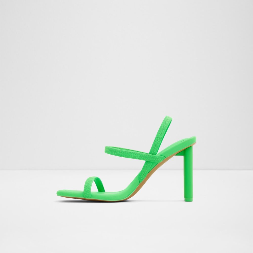 Zapatos Tacon Bloque Aldo Okurra Tiras Tacón Sandal Verdes Claro | 36NYCVEPG