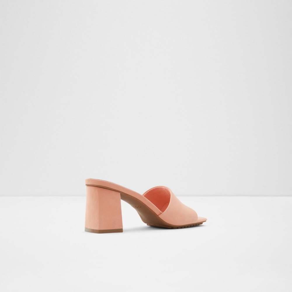 Zapatos Tacon Bloque Aldo Velalith High Sandal - Naranjas Claro | 61IJOMUFP