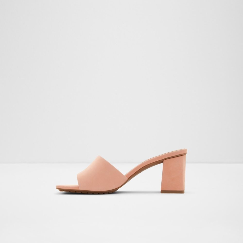 Zapatos Tacon Bloque Aldo Velalith High Sandal - Naranjas Claro | 61IJOMUFP