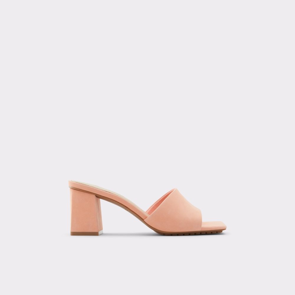 Zapatos Tacon Bloque Aldo Velalith High Sandal - Naranjas Claro | 61IJOMUFP