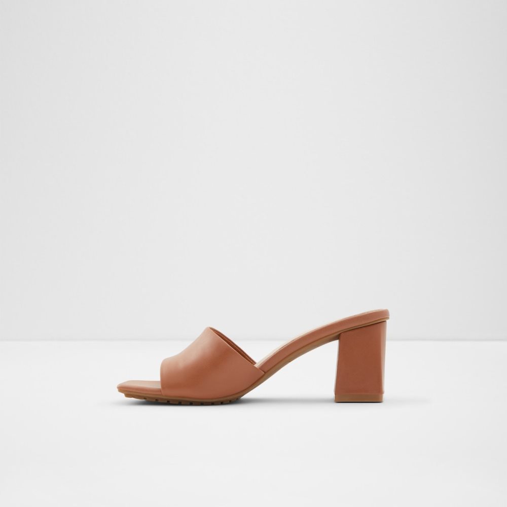 Zapatos Tacon Bloque Aldo Velalith High Sandal - Marrom | 62DMUYXBI