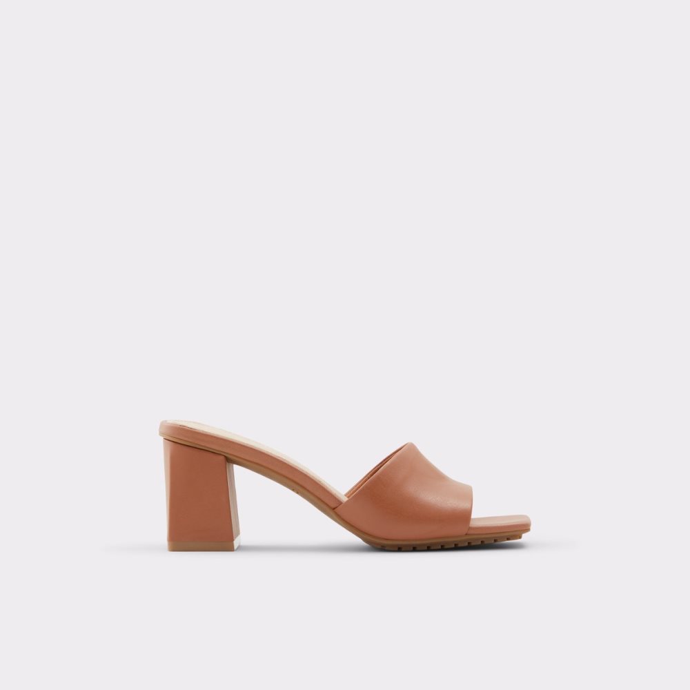 Zapatos Tacon Bloque Aldo Velalith High Sandal - Marrom | 62DMUYXBI