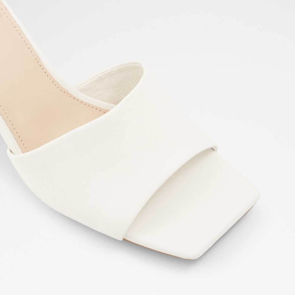 Zapatos Tacon Bloque Aldo Velalith High Sandal - Blancos | 85LFXEQUI